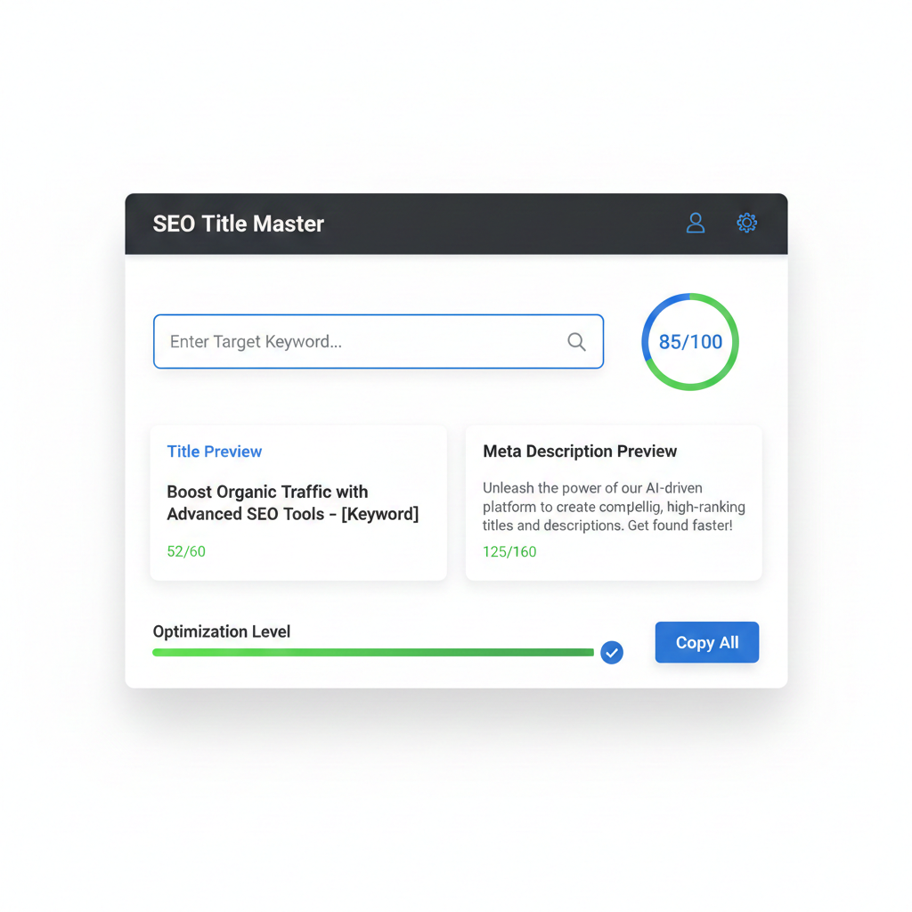 Generador de Títulos SEO Gratis y Meta Descriptions Online