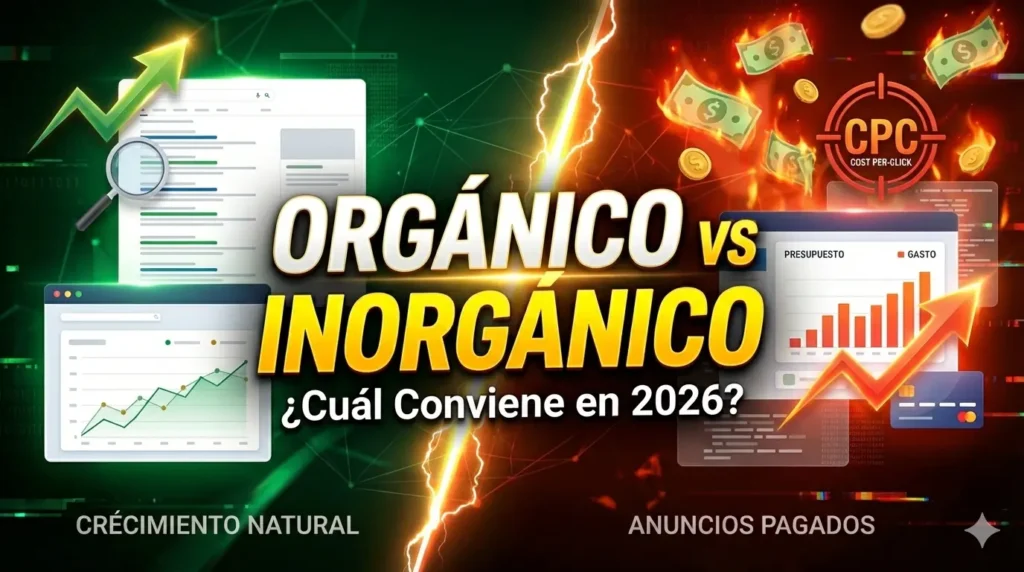 Posicionamiento Orgánico vs Inorgánico: Estrategia SEO 2026