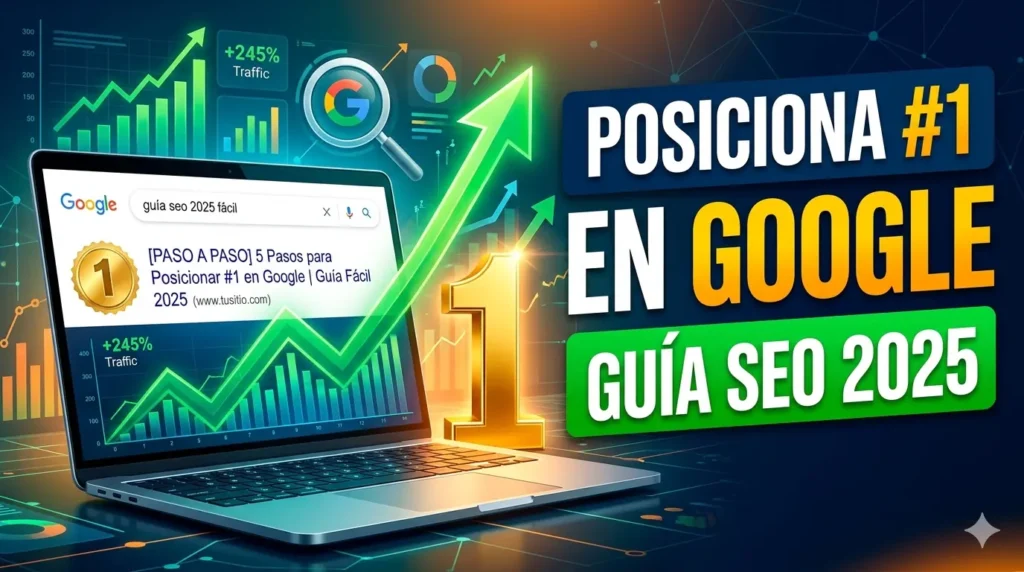 5 Pasos para Posicionar #1 en Google (Guía SEO 2026) 5 Pasos para Posicionar #1 en Google (Guía SEO 2025)