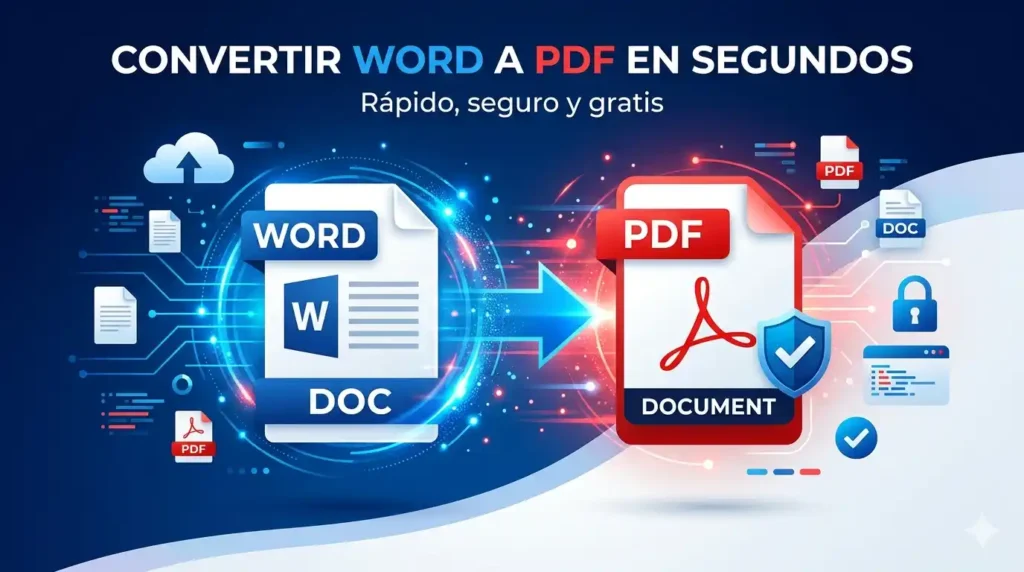Convertir Word a PDF | Documentos DOC a PDF 2026