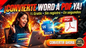 Convertir Word a PDF en 2026: 3 Métodos Gratis y Sin Límites