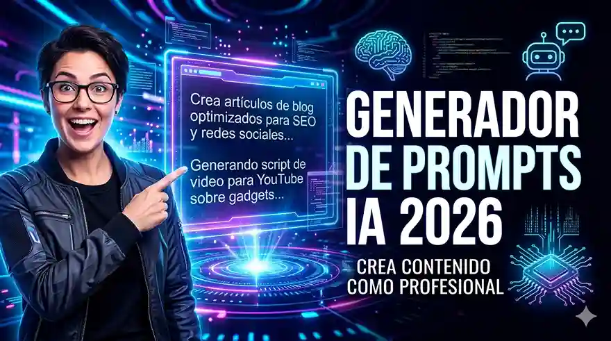Generador de Prompt IA 2026 Crea contenido como profecional