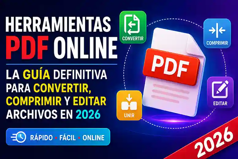 Herramientas PDF Online Convertir, Comprimir y Editar PDF en 2026